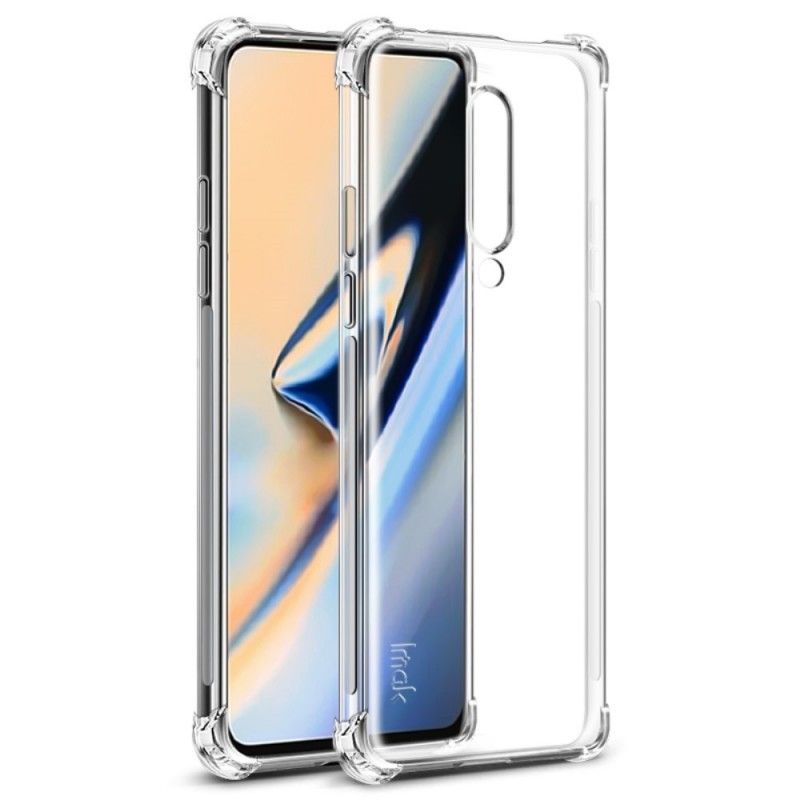 Etui OnePlus 7 Pro Przezroczysty Czarny Imak Czuje Się Na Skórze