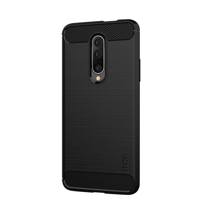 Etui OnePlus 7 Pro Szary Czarny Mofi Szczotkowane Włókno Węglowe