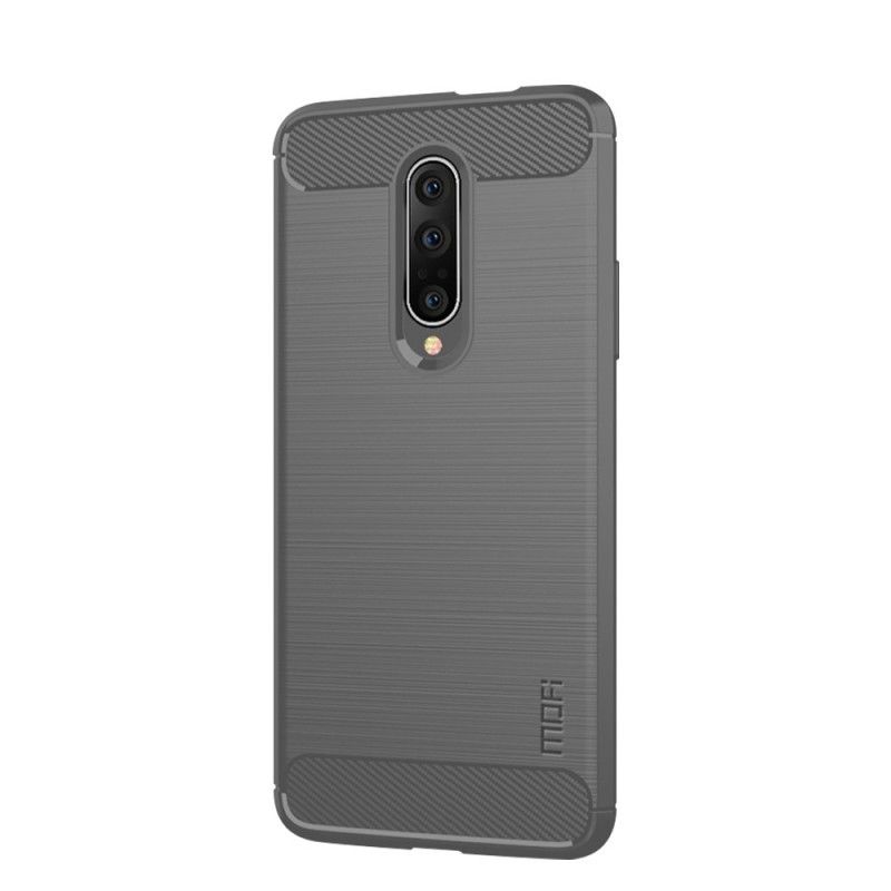 Etui OnePlus 7 Pro Szary Czarny Mofi Szczotkowane Włókno Węglowe