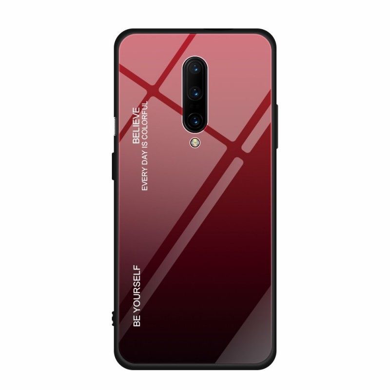 Etui OnePlus 7 Pro Zielony Czerwony Kolor Ocynkowany Etui Ochronne