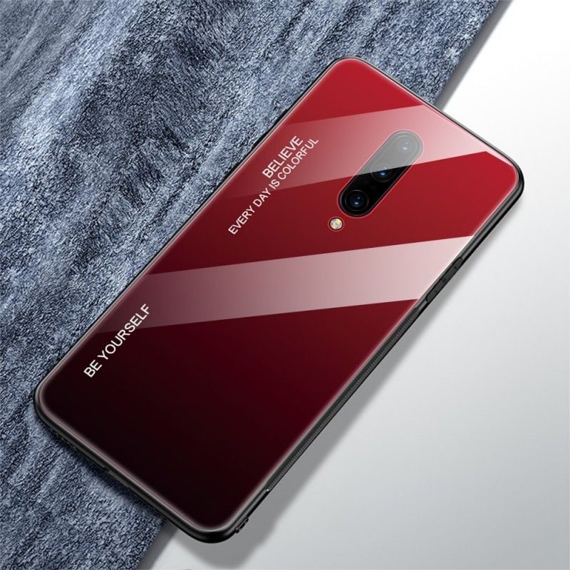 Etui OnePlus 7 Pro Zielony Czerwony Kolor Ocynkowany Etui Ochronne