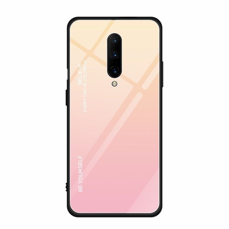 Etui OnePlus 7 Pro Zielony Czerwony Kolor Ocynkowany Etui Ochronne