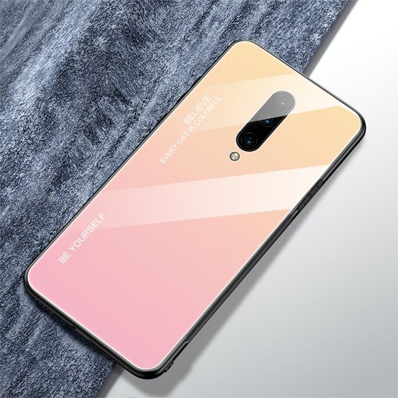 Etui OnePlus 7 Pro Zielony Czerwony Kolor Ocynkowany Etui Ochronne