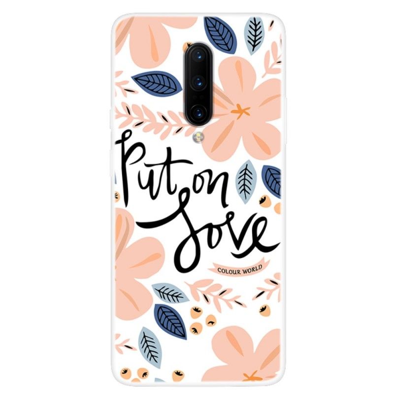 Futerały OnePlus 7 Pro Etui na Telefon Włóż Miłość