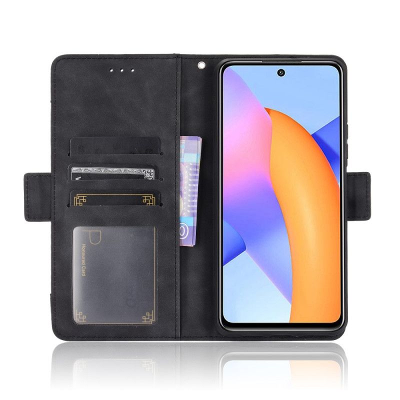 Etui Folio Honor 10X Lite Czerwony Czarny Multikarta Pierwszej Klasy Etui Ochronne