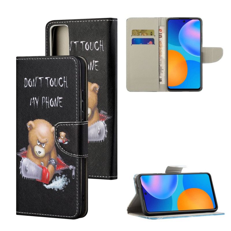 Etui Folio Honor 10X Lite Niebezpieczny Niedźwiedź