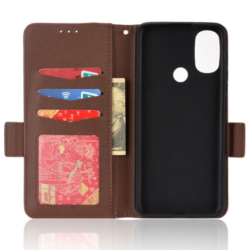 Etui Folio Do Moto E20 / E30 / E40 Flap Podwójne Nowe Kolory