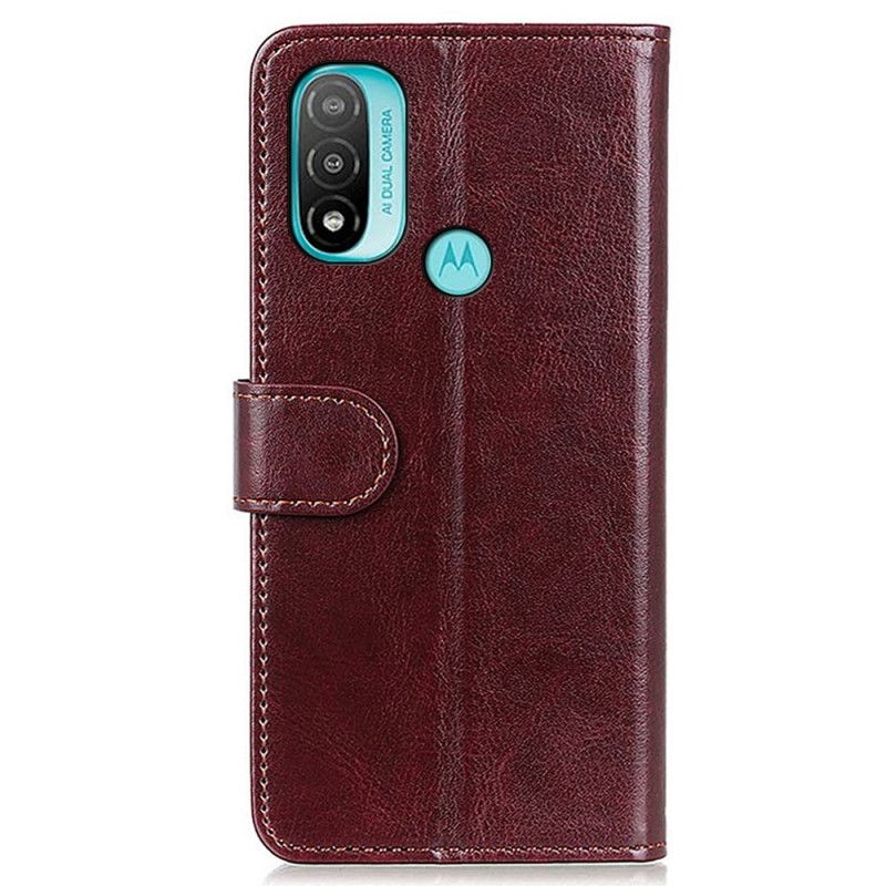 Etui Folio Do Moto E20 / E30 / E40 Frozen Finesse