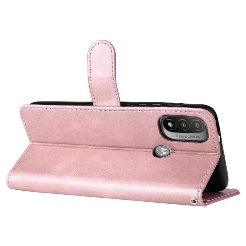 Etui Folio Moto E20 / E30 / E40 Vintage Torebka