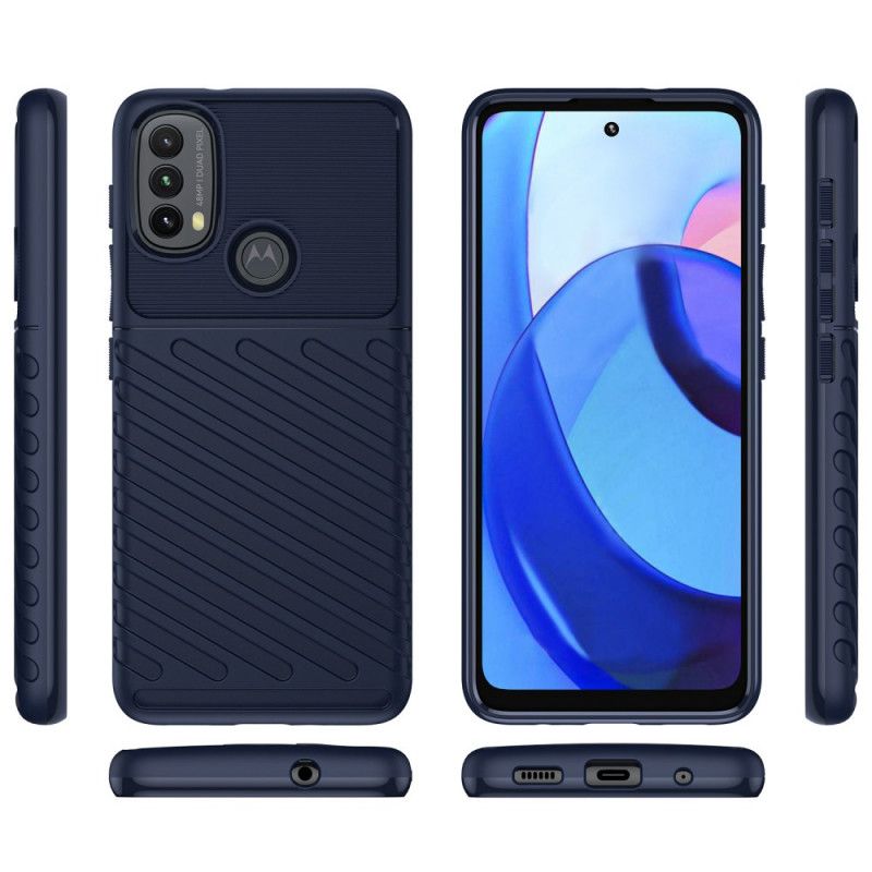 Futerały Moto E20 / E30 / E40 Etui Na Telefon Seria Thunder