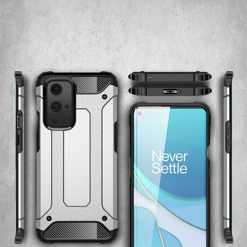 Etui OnePlus 9 Pro Czerwony Czarny Ocalały