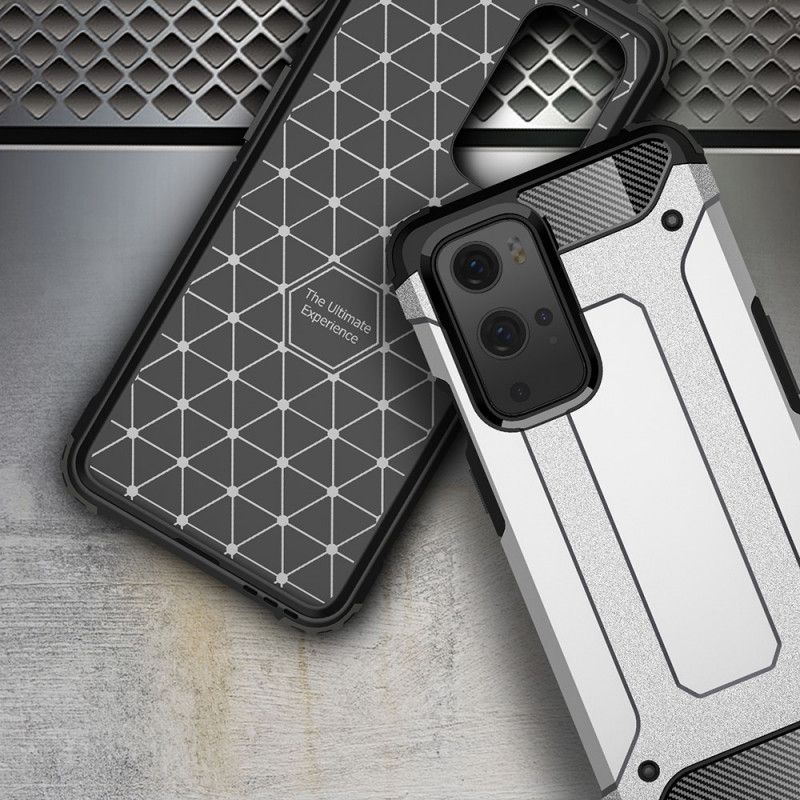 Etui OnePlus 9 Pro Czerwony Czarny Ocalały