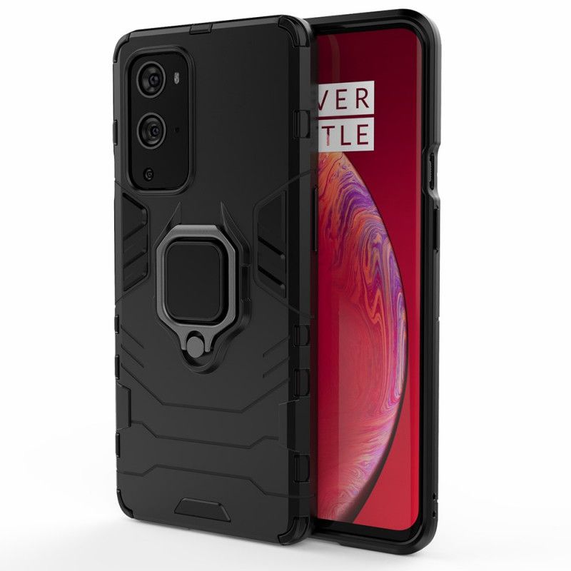 Etui OnePlus 9 Pro Czerwony Czarny Pierścień Oporowy