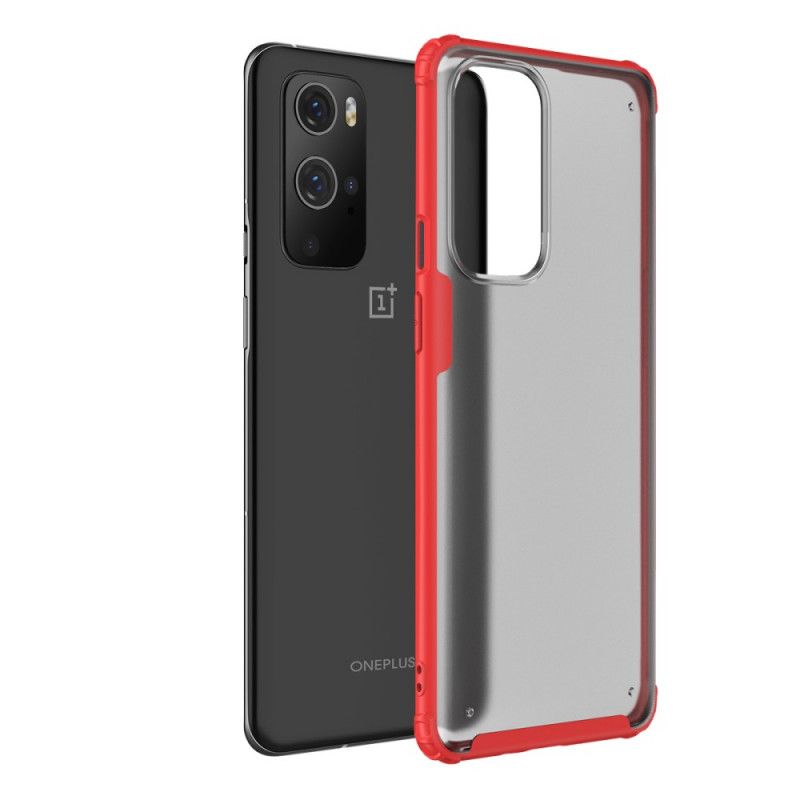 Etui OnePlus 9 Pro Czerwony Czarny Seria Zbroi Etui Ochronne