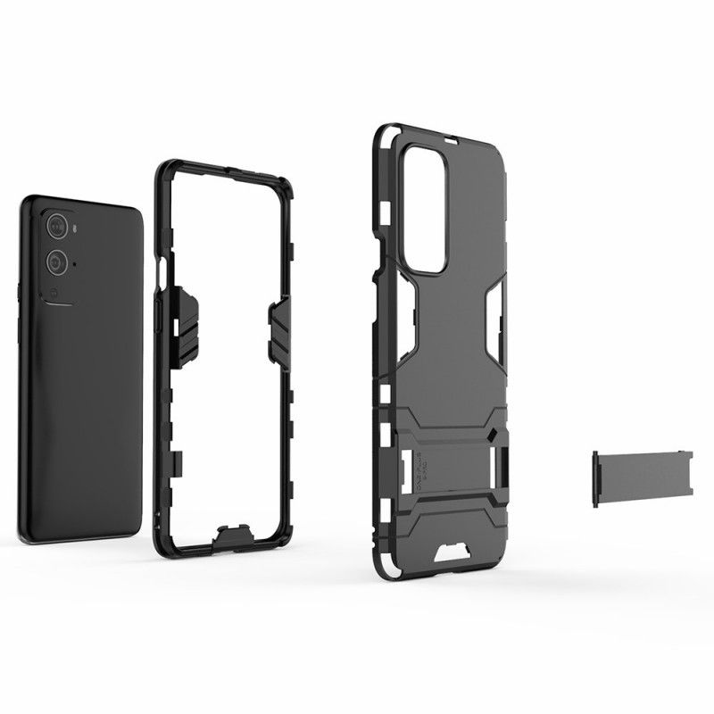 Etui OnePlus 9 Pro Czerwony Czarny Ultra Odporny Z Podpórką Etui Ochronne