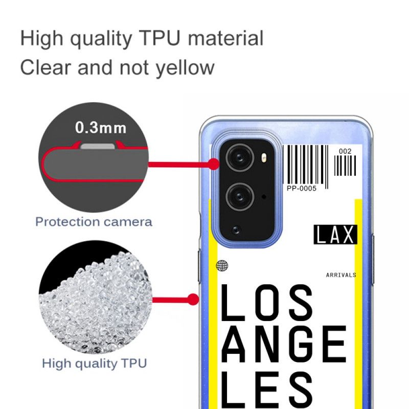 Etui OnePlus 9 Pro Karta Pokładowa Do Los Angeles