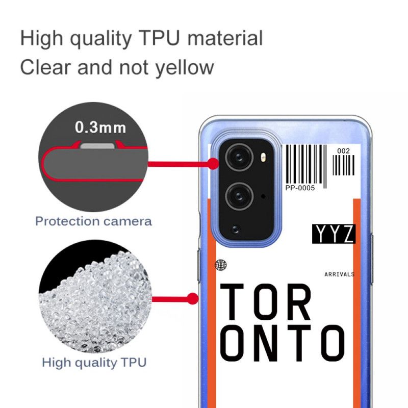 Etui OnePlus 9 Pro Karta Pokładowa Do Toronto Etui Ochronne