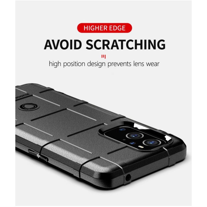 Etui OnePlus 9 Pro Szary Czarny Wzmocniona Tarcza Etui Ochronne