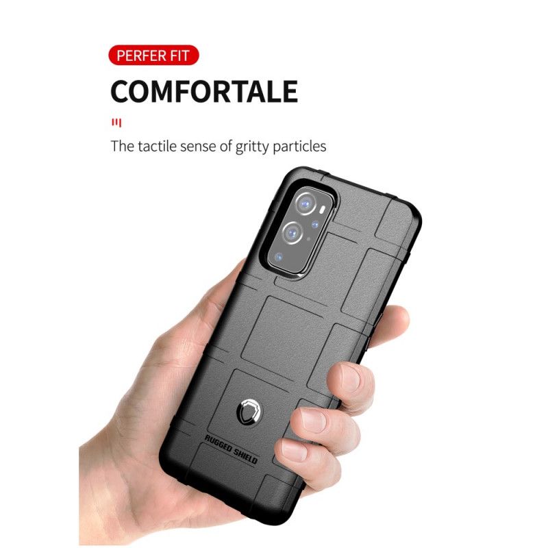 Etui OnePlus 9 Pro Szary Czarny Wzmocniona Tarcza Etui Ochronne