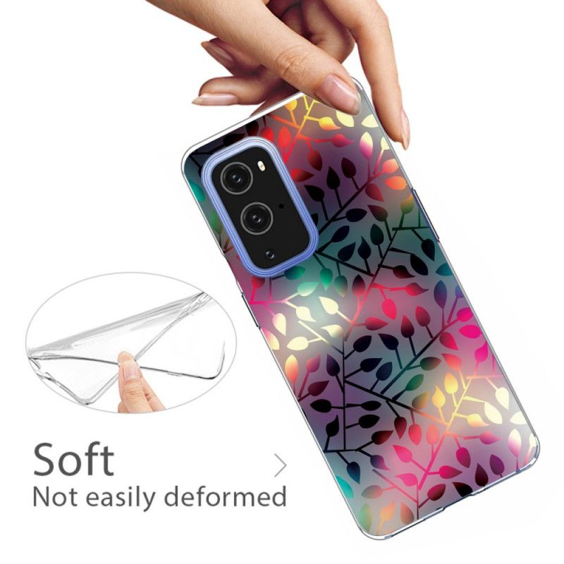 Etui OnePlus 9 Pro Zielony Czerwony Arkusze