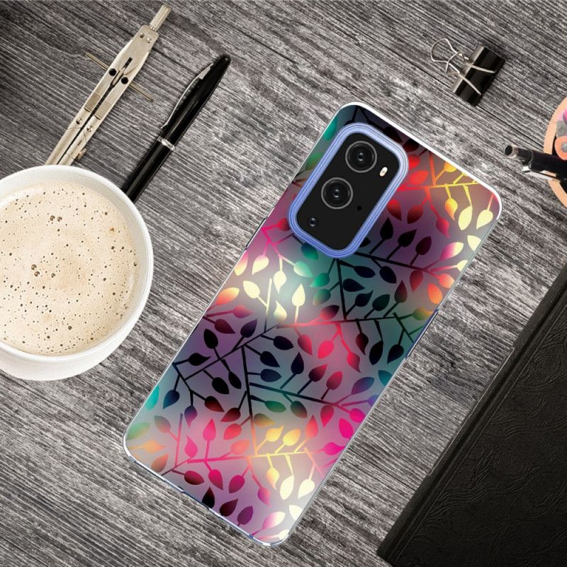 Etui OnePlus 9 Pro Zielony Czerwony Arkusze