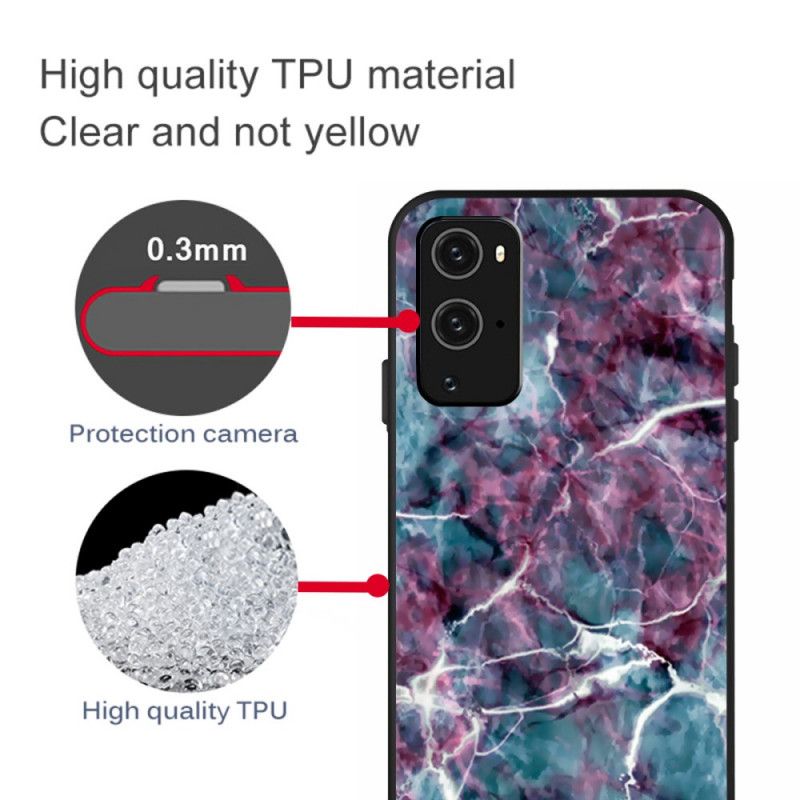 Futerały OnePlus 9 Pro Etui na Telefon Fioletowy Marmur