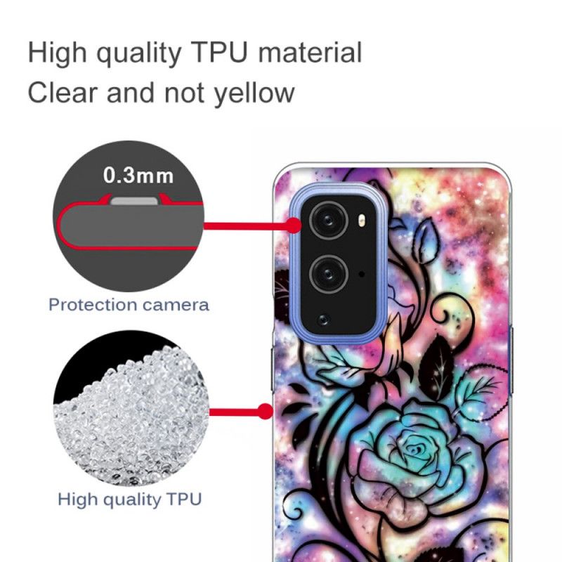 Futerały OnePlus 9 Pro Etui na Telefon Graficzny Kwiat