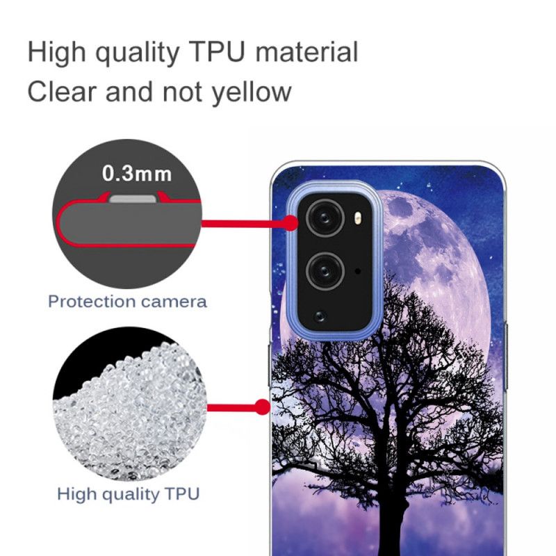 Futerały OnePlus 9 Pro Etui na Telefon Księżycowe Drzewo