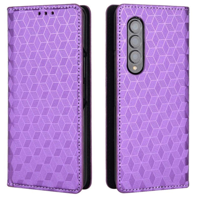 Etui Na Telefon do Samsung Galaxy Z Fold 4 Etui Folio Sześcian 3d