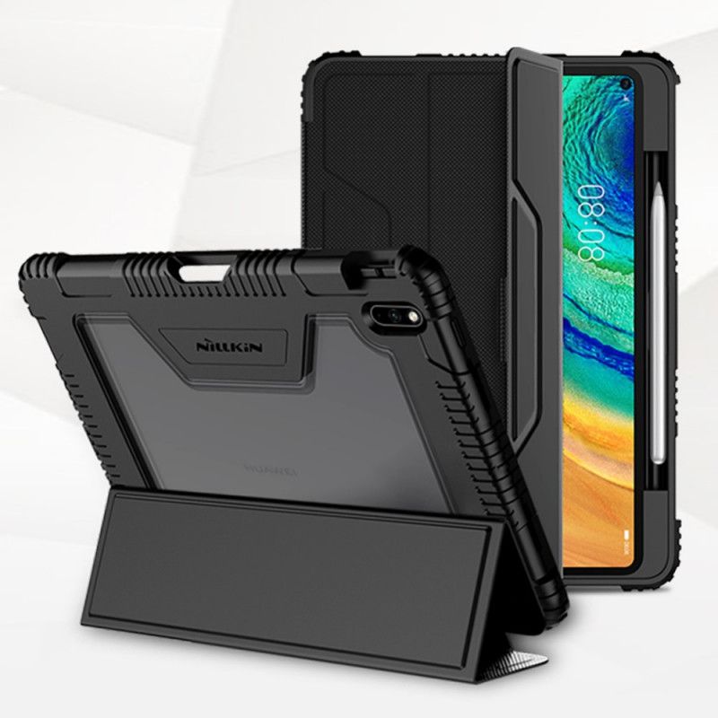 Smart Case Huawei MatePad Pro Ze Sztucznej Skóry Zderzak Nillkin