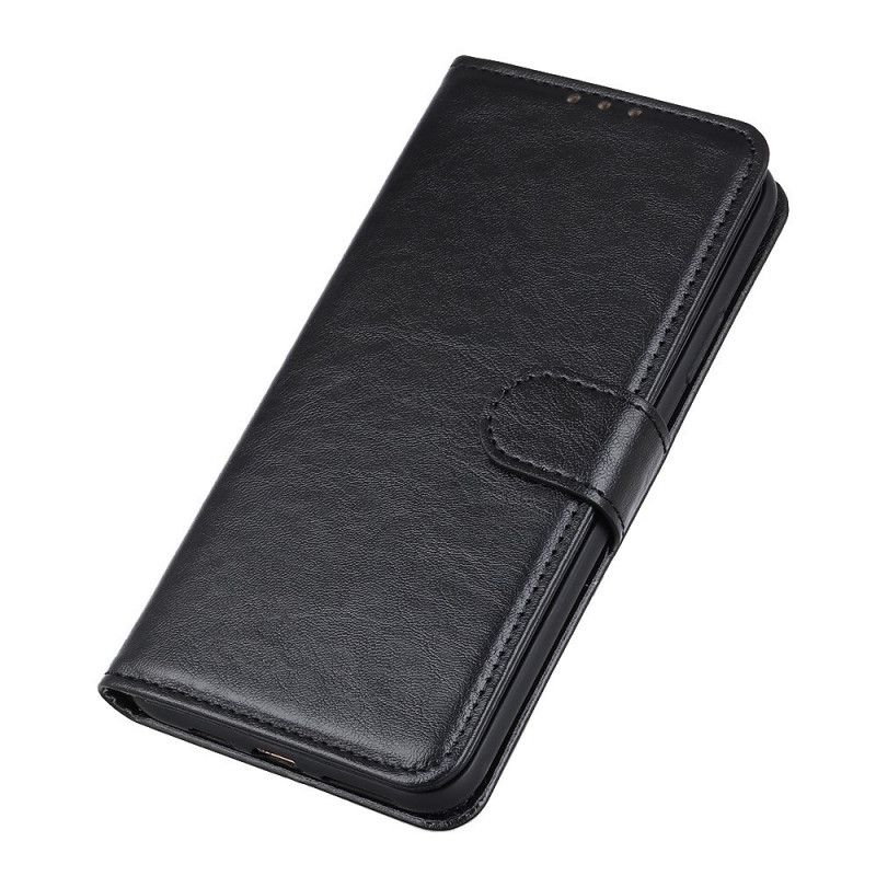 Etui Folio Samsung Galaxy A41 Czerwony Czarny Biznesowy Styl Skóry