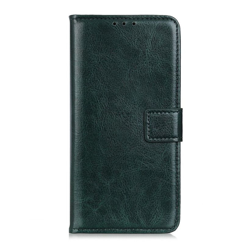 Etui Folio Samsung Galaxy A41 Czerwony Czarny Designerski Styl Skóry