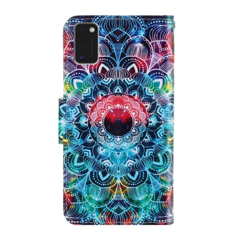 Etui Folio Samsung Galaxy A41 Efektowna Mandala Ze Stringami