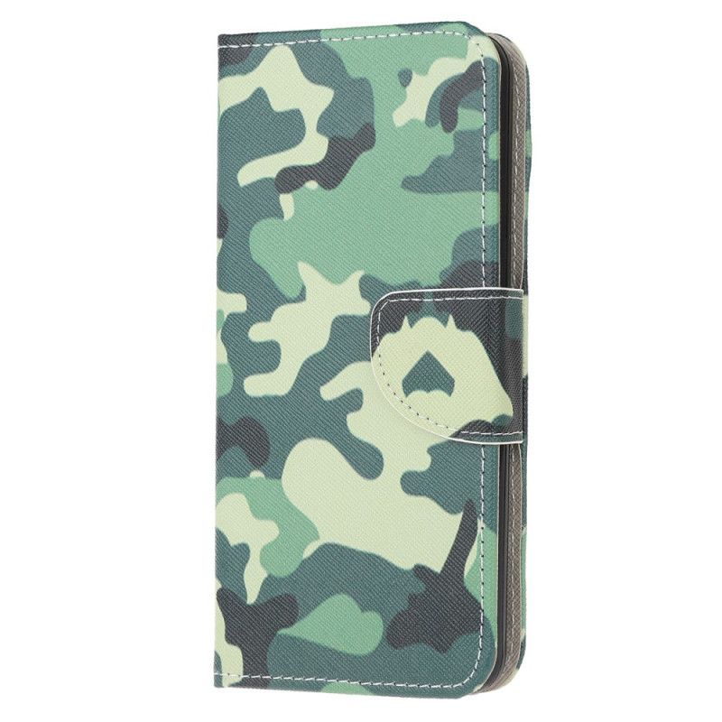 Etui Folio Samsung Galaxy A41 Kamuflaż Wojskowy Etui Ochronne