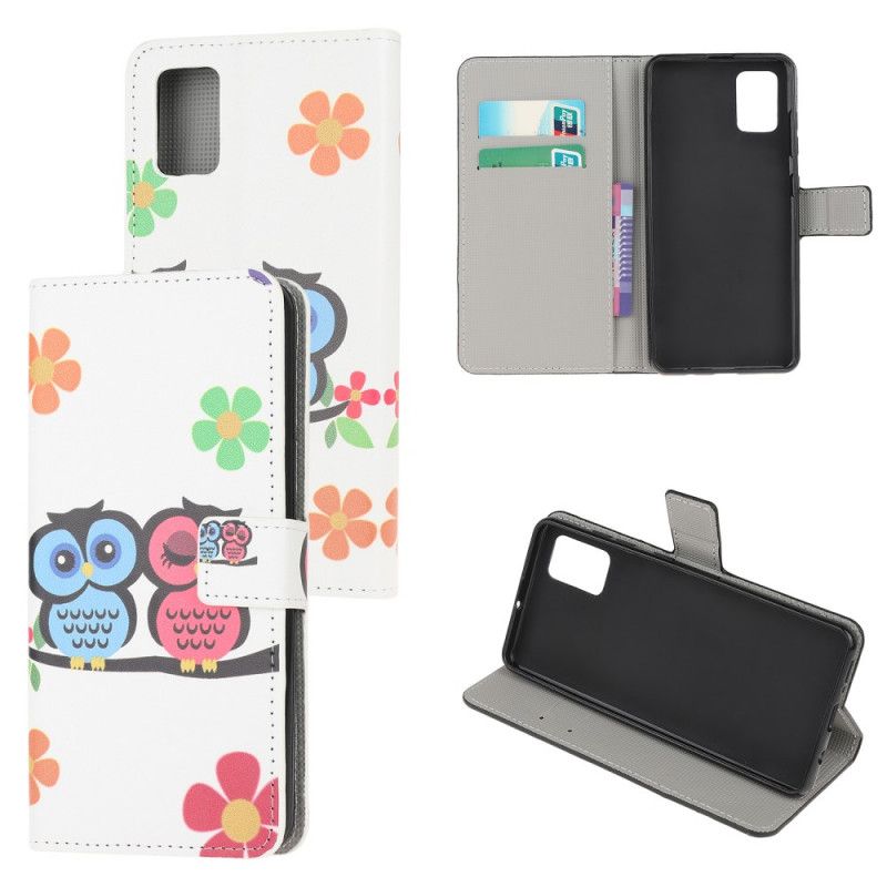 Etui Folio Samsung Galaxy A41 Kilka Sów