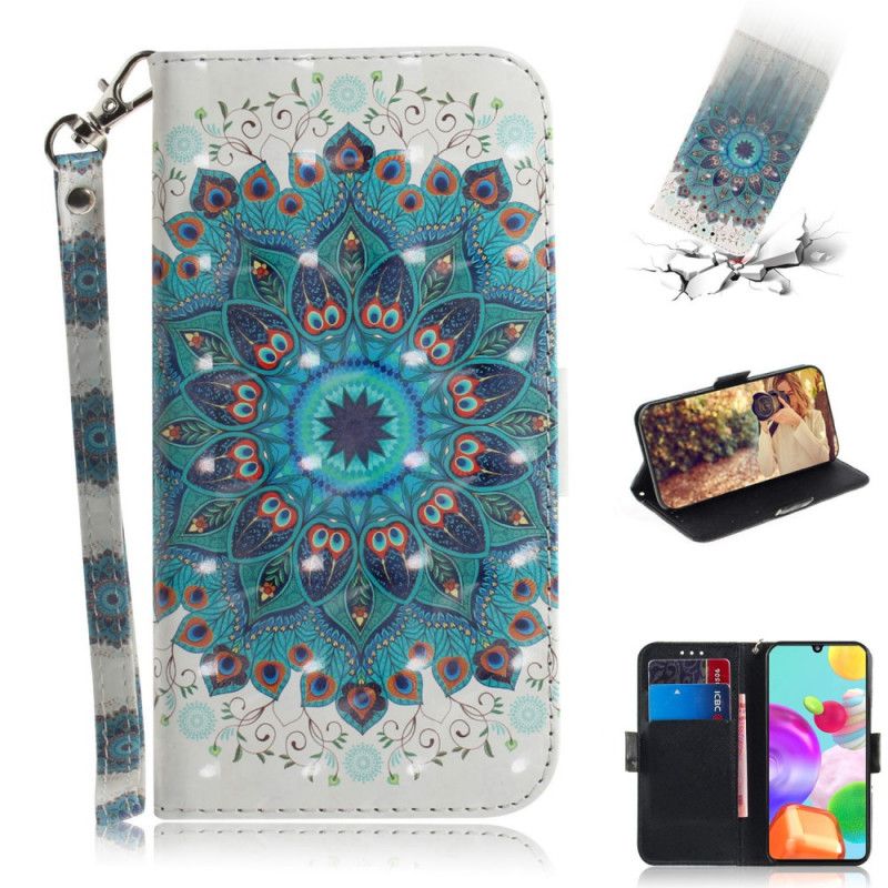 Etui Folio Samsung Galaxy A41 Mistrzowska Mandala Ze Stringami