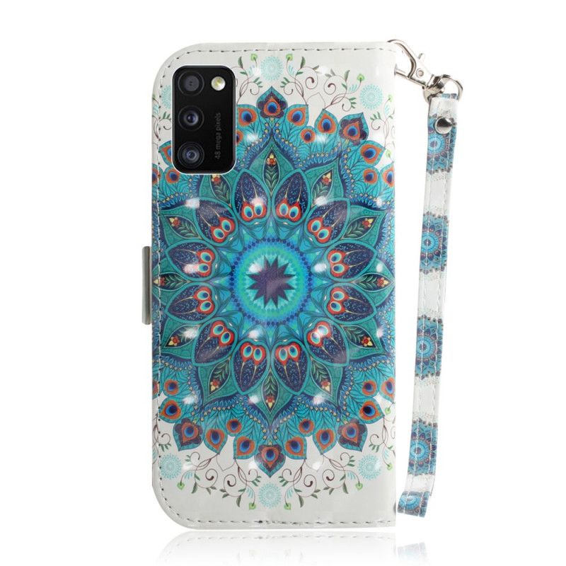 Etui Folio Samsung Galaxy A41 Mistrzowska Mandala Ze Stringami