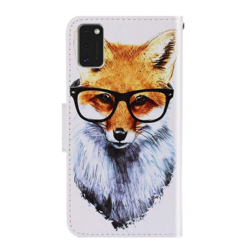 Etui Folio Samsung Galaxy A41 Nerd Fox Ze Stringami Etui Ochronne