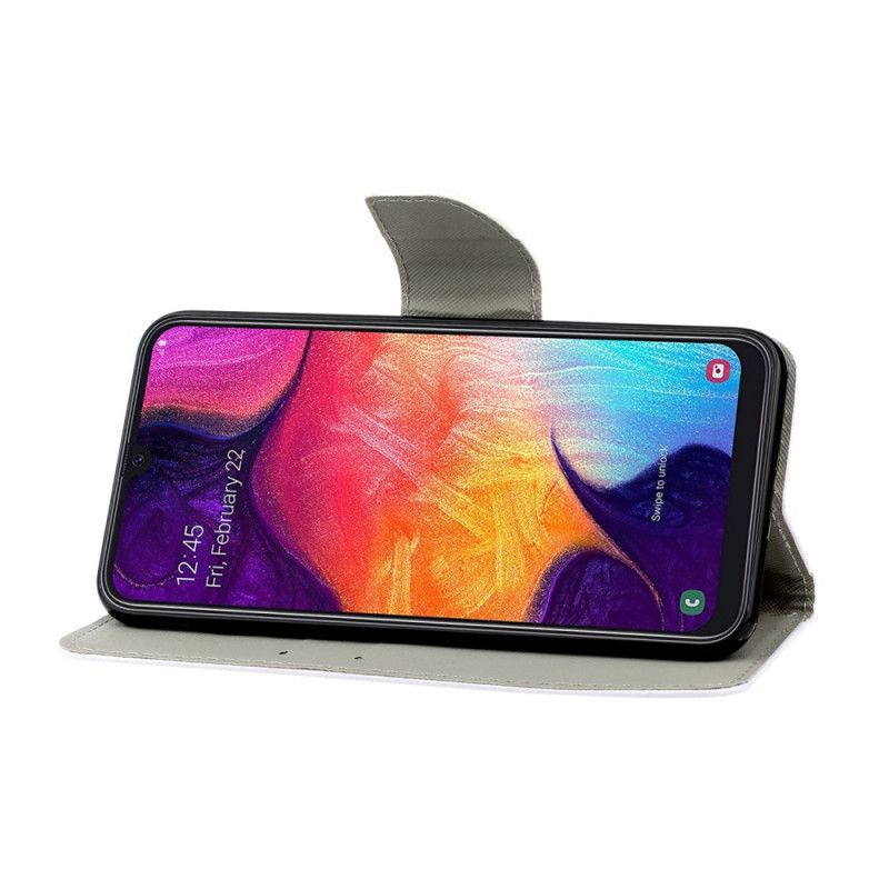 Etui Folio Samsung Galaxy A41 Stokrotki Stringi