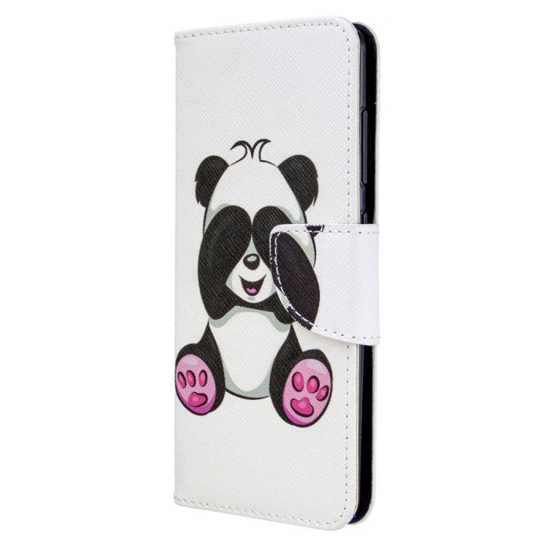 Etui Folio Samsung Galaxy A41 Zabawna Panda