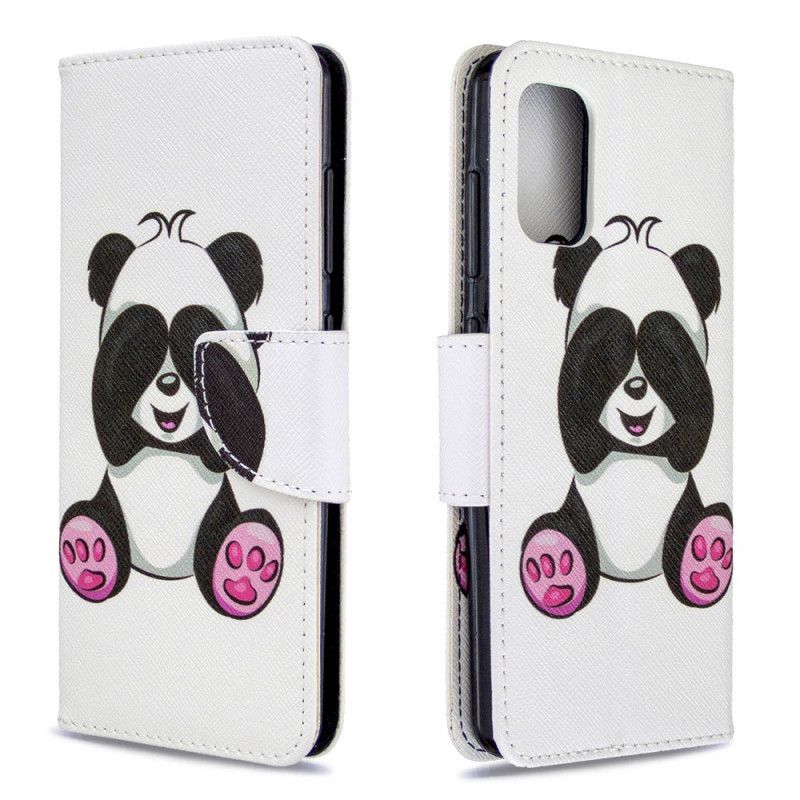 Etui Folio Samsung Galaxy A41 Zabawna Panda