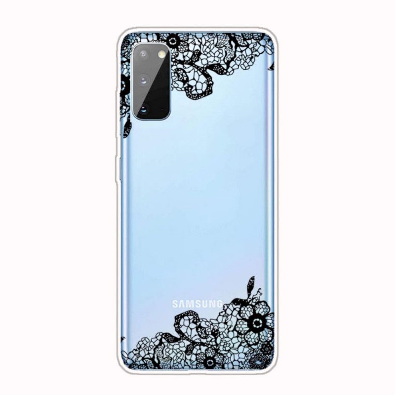 Etui Samsung Galaxy A41 Cienka Koronka Etui Ochronne