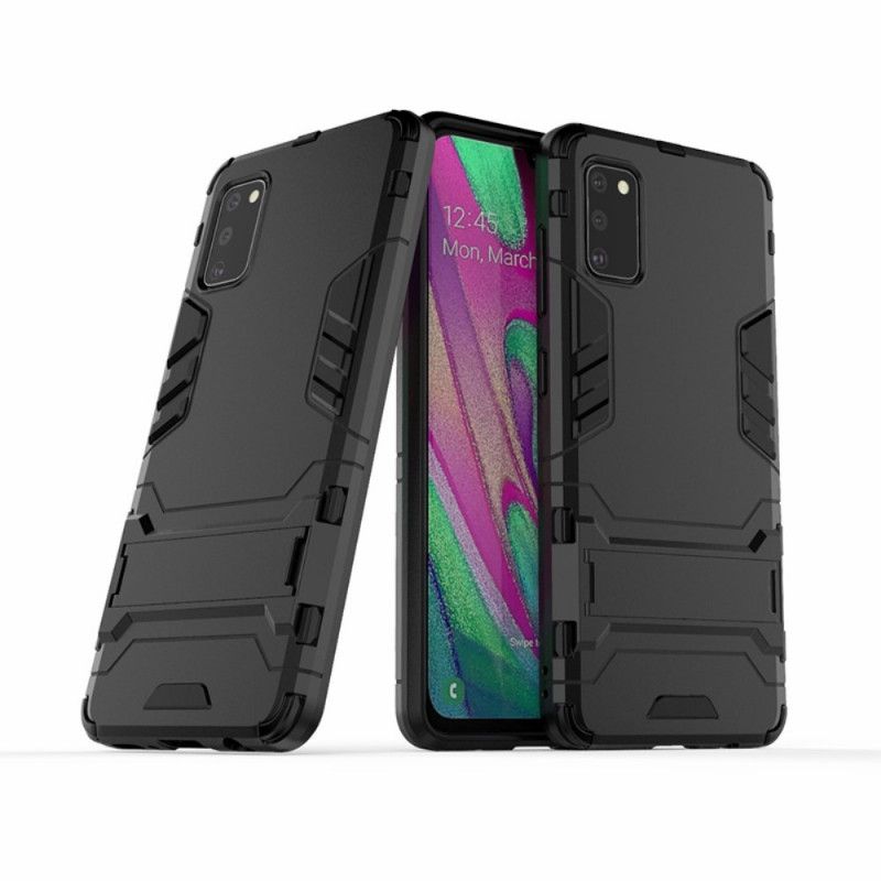 Etui Samsung Galaxy A41 Czerwony Czarny Ultra Odporny