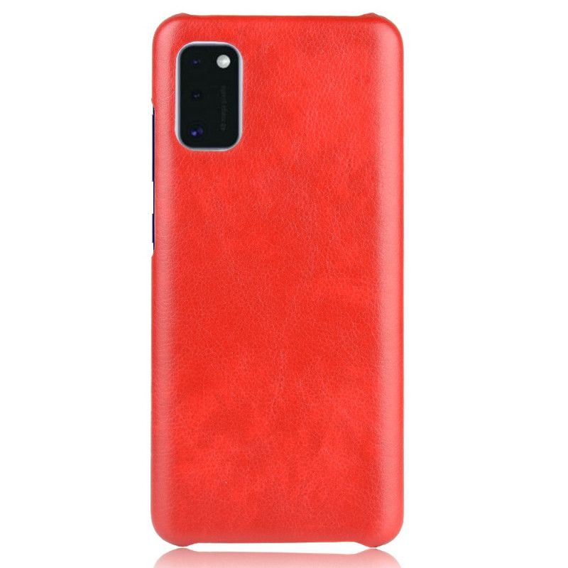 Etui Samsung Galaxy A41 Szary Czarny Efekt Skóry Lychee Performance Etui Ochronne