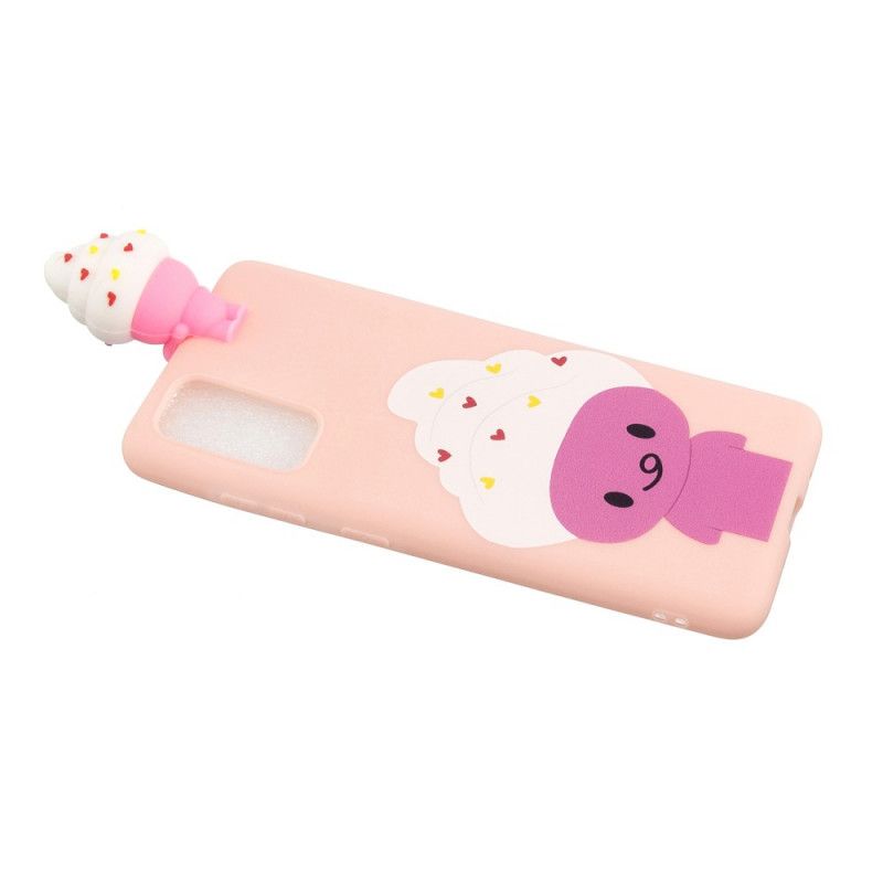 Etui Samsung Galaxy A41 Zabawne Lody 3D Etui Ochronne