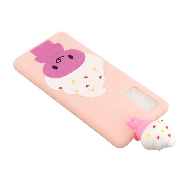 Etui Samsung Galaxy A41 Zabawne Lody 3D Etui Ochronne