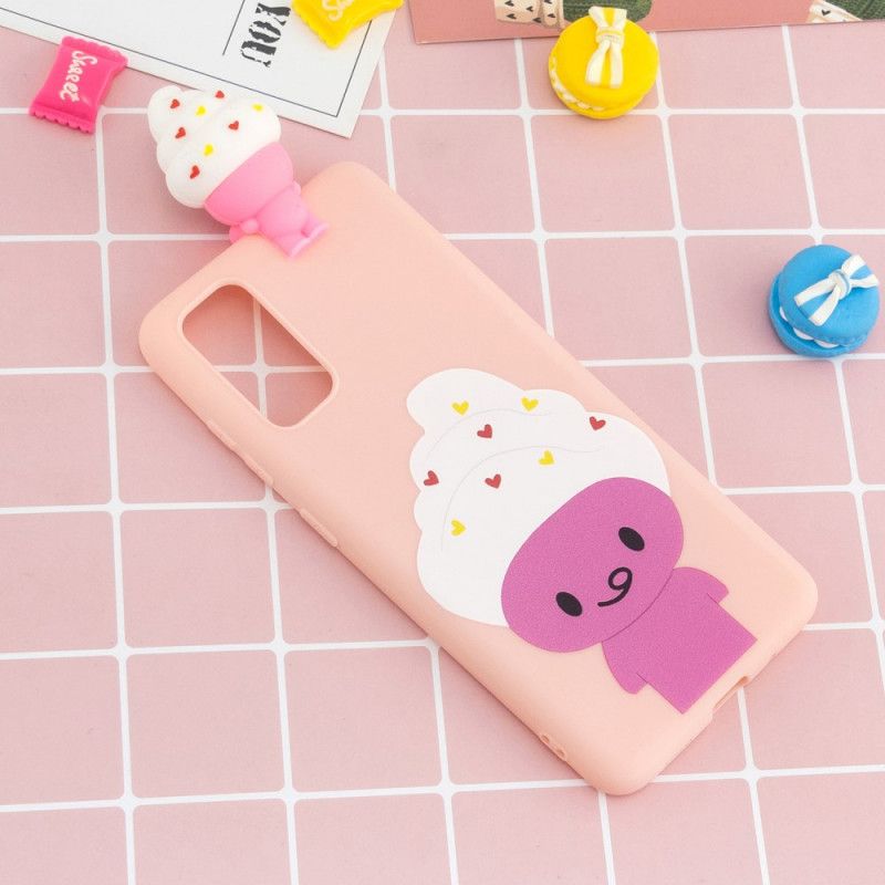 Etui Samsung Galaxy A41 Zabawne Lody 3D Etui Ochronne