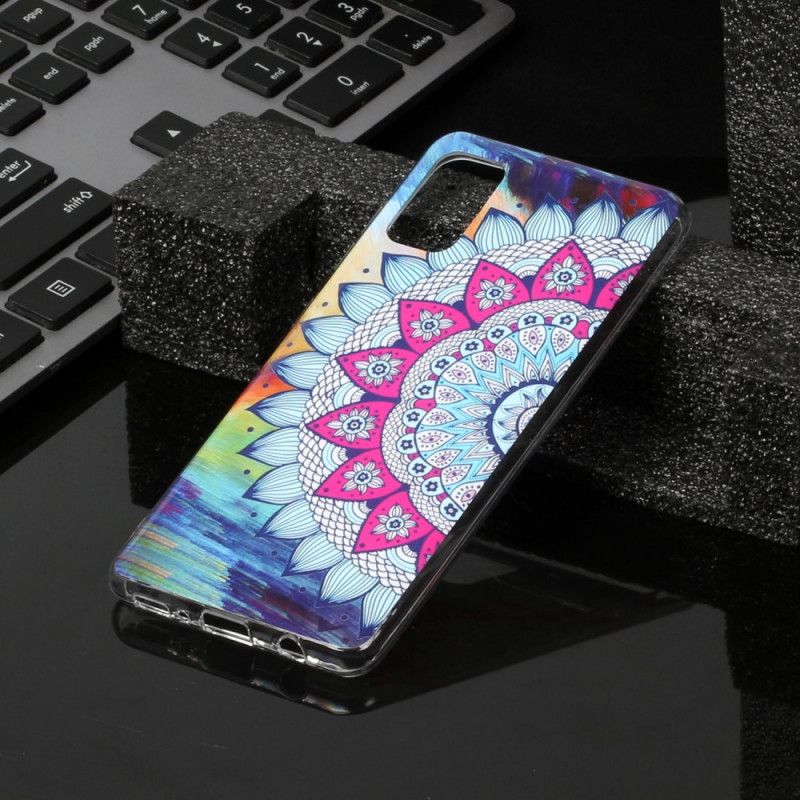 Futerały Samsung Galaxy A41 Etui na Telefon Mandala W Kolorze Fluorescencyjnym