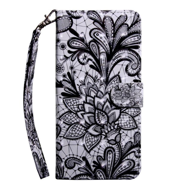 Etui Folio Samsung Galaxy S21 5G Całkowicie Koronkowy Etui Ochronne