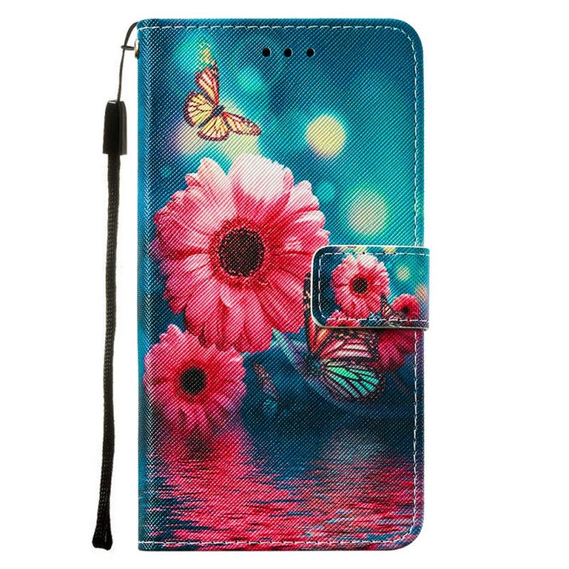 Etui Folio Samsung Galaxy S21 5G Czerwony Czarny Dlaczego Nie Motyle? Etui Ochronne